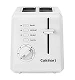 Cuisinart 2-Slice Toaster, Compact, White, CPT-122