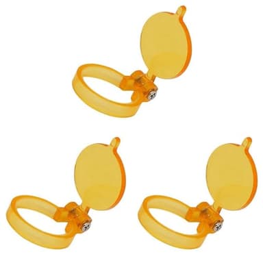 Wuden 3PCS Yellow Filter for LED Head Light Lamp Dental Loupes Useful Lab Illumination Optical Binocular Magnifier Accessories