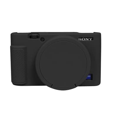 Easy Hood RX100 Case, Silicone Camera Case Lightweight Soft Carrying Cover with Removable Lens Cover for Sony DSC-RX100 III / RX100 V / RX100 IV / RX100 VII DSLR Camera (Black)