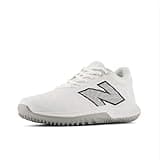 New Balance Unisex FuelCell 4040v7 Turf-Trainer Baseball Shoe, Optic White/Rain Cloud Synthetic, 5.5 US Men