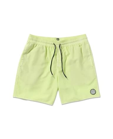 Volcom Men's 17-inch Elastic Waist Surf Swim Trunks, Mist Green, XX-Large