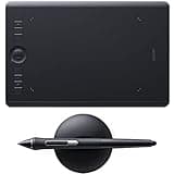 Wacom Intuos Pro Medium Creative Pen Tablet,Black PTH660 - (Renewed)