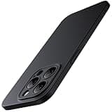 JETech Slim Case for iPhone 15 Pro 6.1-Inch with Camera Lens Full Cover Protection, Ultra-Thin Lightweight Matte Finish Minimalist Protective Phone Cover (Black Titanium)
