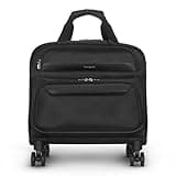 Targus 16” Transit 4-Wheel Rolling Laptop Bag, Lightweight Multi-Compartment Carry-On Rolling Briefcase for Women Men, Laptop Bag on Wheels, Telescopic Handle, Smooth-Gliding Wheels, Black (TBR044GL)