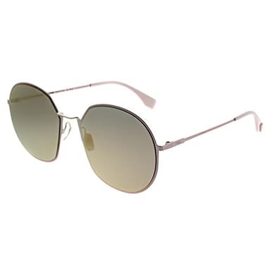 Fendi Women's FF0313 Eyeline Sunglasses, Pink/Grey, 59-19-150