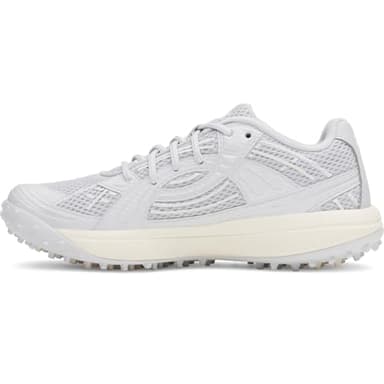 Under Armour Women's Glyde Sola Pro Softball Cleats, (014) Halo Gray/Stone/Metallic Silver, 8.5, US
