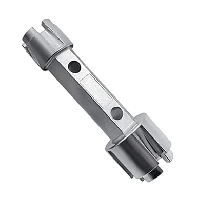 QYQRQF Tub Drain Remover Wrench - Dual Ended Zinc Alloy Tool for Bathroom and Bathhouse
