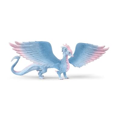 schleich Bayala - 13” Crystal Dragon Toy with Movable Wings - Fantasy Creature with Glittering Body and Tail - Fairy Dragon Figurine for Imaginative Play for Girls and Boys - Kids Ages 5+ | 70833