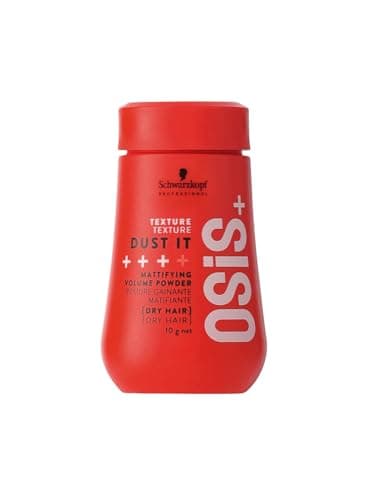 OSiS+ Dust It – Mattifying Volume Powder for Hair – Lasting Hold for Strong Control and Separation – Matte Effect Root Lifting Powder for Wild Hair Styling and Volumizing, 0.35 oz