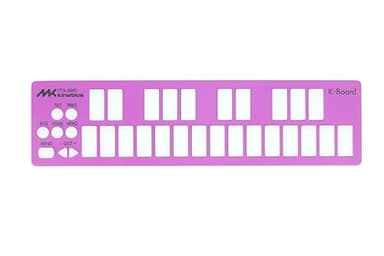 Muse Kinetics K-Board-C | Colorful 25 Key USB MPE MIDI Keyboard Controller with USB-C (Orchid)