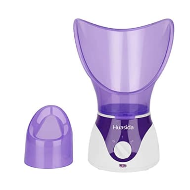 Facial Steamer Personal Steam Inhaler Sauna Facial Steamer Hot Mist Moisturizing Beauty Instrument Rejuvenate and Hydrate Your Skin (Purple)