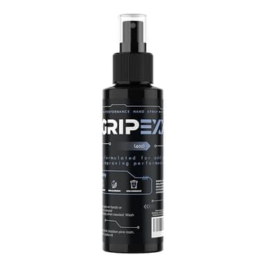 GRIPEXX Sports Hand Grip Spray (4oz)- Boost Performance, Enhance Control and Maximize Grip - for Athletes: Tennis, Football, Pole Dancing, Basketball, Baseball, Golf, etc- Natural Rosin-Based Formula