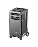Anker SOLIX F3800 Portable Power Station, 3840Wh, LiFePO4 Batteries, Ultra-High 6000W AC Output with 120V/240V, Solar Generator for Home Backup, RVs, Emergencies, Power Outages, and Outdoor Camping (Renewed)