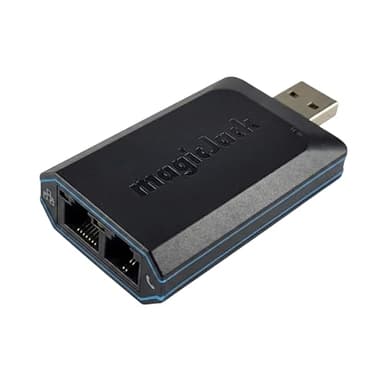 magicJack VOIP Phone Adapter - Unlimited Calls to US & Canada, No Monthly Bill, Portable Internet Phone with App, magicIN™ & magicOUT™ Service