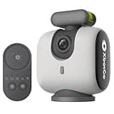 XbotGo Chameleon AI Powered Sports Action Camera, Sports Gimbal Tracking System with Team and Player Tracking, COMS 4K Video, 360° Rotation, 120° FOV, Live Streaming (Pearl Grey)