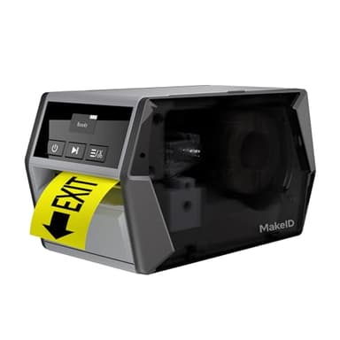 Makeid D50 Industrial Label Printer, Desktop Label Maker 2" Print Head, Mobile APP & PC Editor Compatible, 2600mAh Li-ion Battery, Come with 1.97" W x 26.24ft L Label Heavy-Duty Labeler for Job Sites