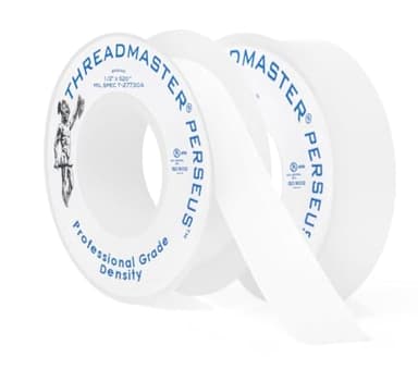 TAPEWELL Professional Grade Plumbers Tape - high Density, Thread sealant Teflon Tape, 1/2 Inch X 520" Inches - Pack of 2