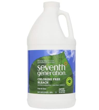 Seventh Generation Chlorine Free Bleach-Free and Clear-64oz, 6 Pack