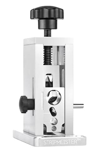 StripMeister Original Drill-Powered Wire Stripper – Wire Sizes Up To Ø3/4", Jam-Free, Copper Wire, Built for Safety, Speed, and Efficiency - Portable Wire Stripping Machine