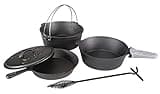 Stansport Pre-Seasoned Cast Iron Cook Set 6 Piece Set (16903)