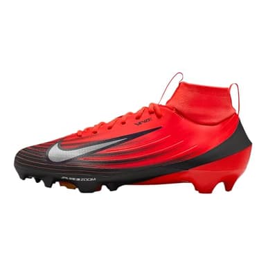 Nike Vapor Pro 1 Football Cleats (HF9409-600, Bright Crimson/Laser Orange/Black) Size 12
