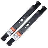 Grasscool 21 inch Mower Mulching Blades for Troy Bilt TB110 TB230 TB240 TB130 TB210 TB320 TB220 TB280ES 942-0741A 742-0741 742-0741A 942-0741 Cub Cade MTD 21" Deck Mower Blade (2 Pack)