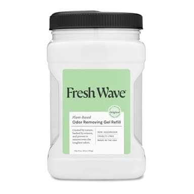 Fresh Wave Original Scent Odor Removing Gel Refill, 63 oz. | Safer Odor Absorbers for Home, Cooking, Trash, & Pets Areas | Natural Plant-Based Odor Eliminator