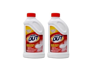 Iron OUT IO30N Rust Stain Remover Powder, 1 lb 12 oz Bottle, 2 Count