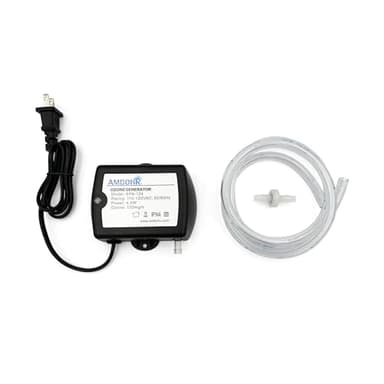 Cold Plunge Ozone Generator Ambohr SPA-124, 100mg/h Efficient Output Ozone Machine, Ozone Generator with Check Valve & PVC Hose for Cold Plunge, Ice Bath and Hot Tub