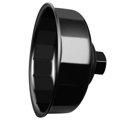 Ibetter 86.4mm 16 Flutes Oil Filter Wrench for BMW and Volvo with 86mm Filter Housing Caps, Removal Tool to Change Oil, Steel Socket Wrench Kit