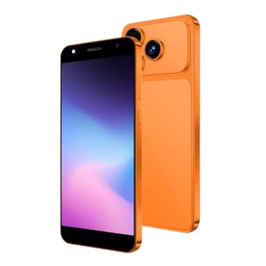 luxuefeng Unlocked 4G Android Phone, 5.0-inch Screen, 2GB RAM + 16GB ROM/TF 128GB, Dual SIM, Dual Camera, Suitable for Beginners (orange28)