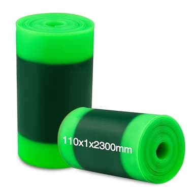 GRELiving 2 Pack Fat Bike Tire Liners,54/80/95/110x2300x1mm Inner Tube Puncture Protector, Anti Puncture for 20"/24"/26"/27.5"/29" MTB/E-Bike/Fat Bike/Sonw Bike (110mm Fits 4-5.5Inch Tires)