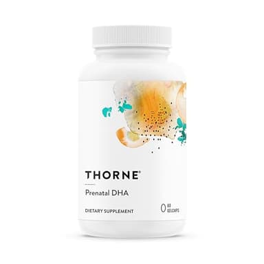 THORNE - Prenatal DHA - 650 mg DHA and 200 mg of EPA - Supports Baby’s Brain & Nervous System Development from Pregnancy to Nursing* - 30 Servings
