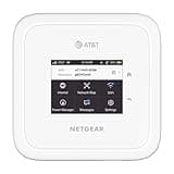 NETGEAR Nighthawk M6 5G WiFi 6 Mobile Hotspot Router (MR6110) – Blazing Fast Wireless Hotspot Router, Unlocked, Certified with AT&T and T-Mobile - White (Renewed)