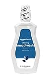 Amazon Basics Teeth Whitening Mouthwash, Alcohol-Free, Clean Mint, 32 Fluid Ounces, 1-Pack, Previously Solimo