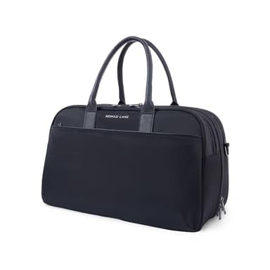 Nomad Lane Carry-On Luggage Duffel Bag, Durable & Lightweight Suitcase. Bento Bag, Personal Item Weekender Travel Bag for Men & Women, Black