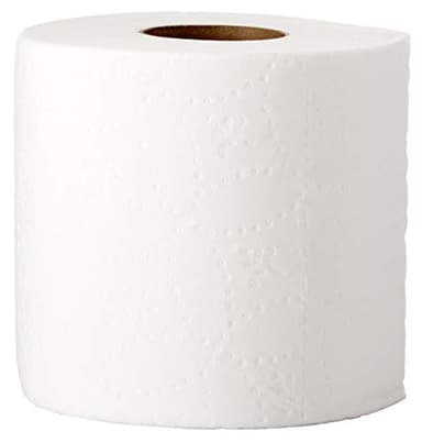 AmazonCommercial 2-Ply Ultra Plus Toilet Paper, Bath Tissue, Soft and Strong, Septic Safe, Unscented, 400 Sheets per Roll, 80 Individually Wrapped Rolls for Business Use
