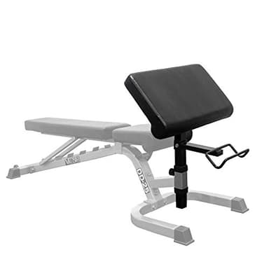 Valor Fitness EX-2 Preacher Curl Bench Attachment