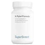 Supersmart H. Pylori Formula 20 Billion CFU per Day - Natural Probiotic Lactobacillus Reuteri DSM 17648 Supplement | Non-GMO & Gluten Free - 60 Vegetarian Capsules