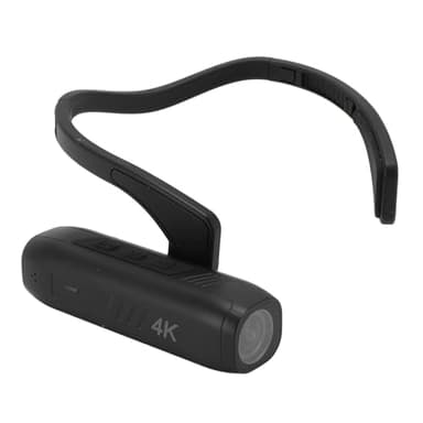 ciciglow 4K Head Mounted Video Camera, 4K 60FPS 42MP Camcorder, EIS 6.0 Anti Shake 120° Wide Angle Wearable Camera with 2 Axis Stabilizer, APP Control for Vlog, Sports