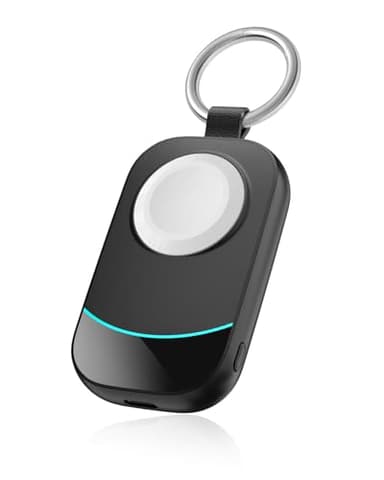2500mAh Portable Charger for Apple Watch - Magnetic Fast Charging for Apple Watch Charger - Compact iWatch Accessories with Keychain for RV, Camping, Car & Travel Essential