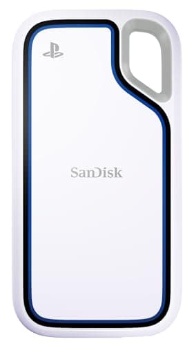 SanDisk 1TB Extreme Portable SSD, Officially Licensed for PlayStation 5 Console and PC - up to 1000MB/s, USB-C, USB 3.2 Gen 2, Drop Protection - External Solid State Drive - SDSSDE62P-1T00-G25