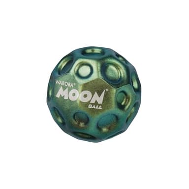 Waboba Metallic Moon Ball Green- Hyper Bouncy Ball - All Ages Extreme Bounce and Fun - Perfect for Active Play and Outdoor Games