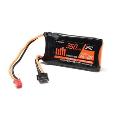 Spektrum 350mAh 2S 7.4V LiPo w/ PH2.0 2pin Power Connector, SPMX3502S30