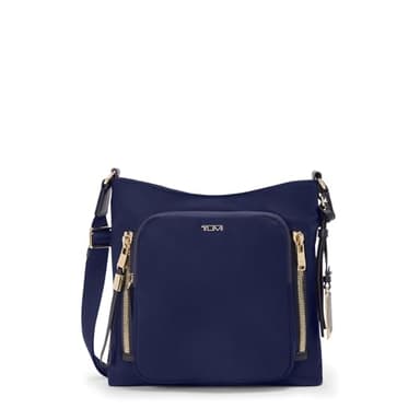 Tumi Womens Tyler Crossbody, Indigo/Light Gold, One Size