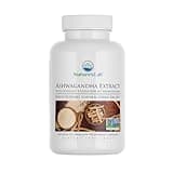 Nature's Lab Extra Strength Ashwagandha KSM 66 Extract - 5% Withanolides, Pure Organic Ashwagandha Root Powder - Supports Stress Relief, Focus and Strength Support* - 120 Ct (60 Day Supply)