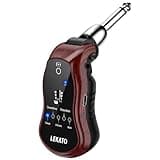LEKATO Guitar Headphone Amplifier, Micro Bass Headphone Amplifier for Electric Guitar & Bass Rechargeable Headphone Amp for Practice with 5 Effects(Clean Chorus Overdrive Distortion and Wah)