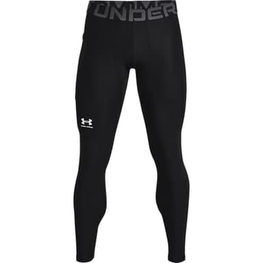 Under Armour Men's HeatGear Armour Leggings , Black (001)/Pitch Gray, Medium
