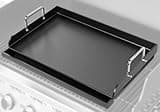 Ezparilla Universal Griddle for Gas Grill - 23" x 16" Nonstick Ceramic Coating Grill Griddle Insert for Gas Grill, Stove and Charcoal Grill, Flat Top Griddle Plate for Outdoor Grill/Camping/Tailgating