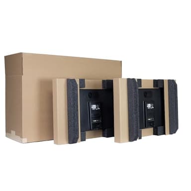 Universal 23" - 27" Dual Monitor Shipping Box | Secure and Protective Computer Monitor Shipping Box | EPE USA theBOXlarger